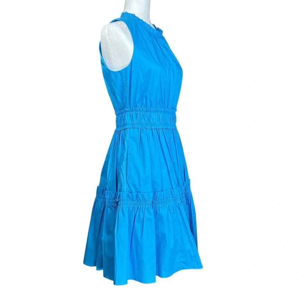 Lilly Pulitzer Tiered Elina Dress 2 Blue Ruffles Dainty Resort Cruise